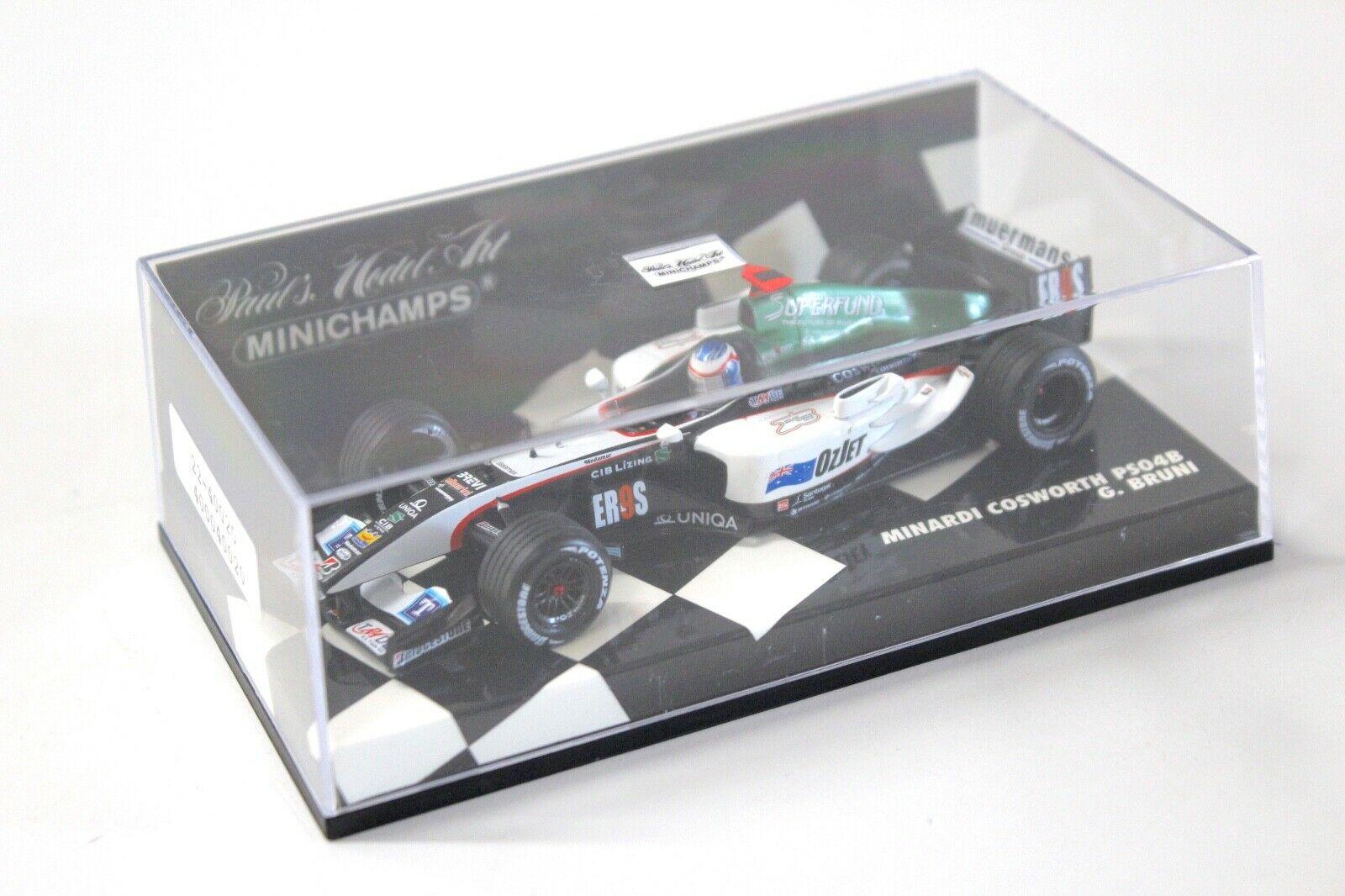 1:43 Minichamps Minardi Cosworth PS04B G.Bruni