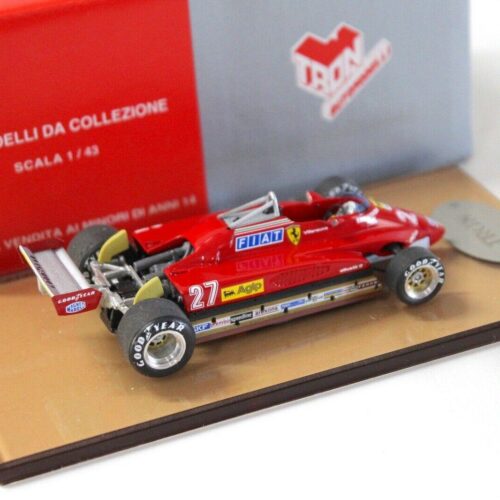 1:43 TRON Ferrari 126 C2 Imola Villeneuve 1982 #27