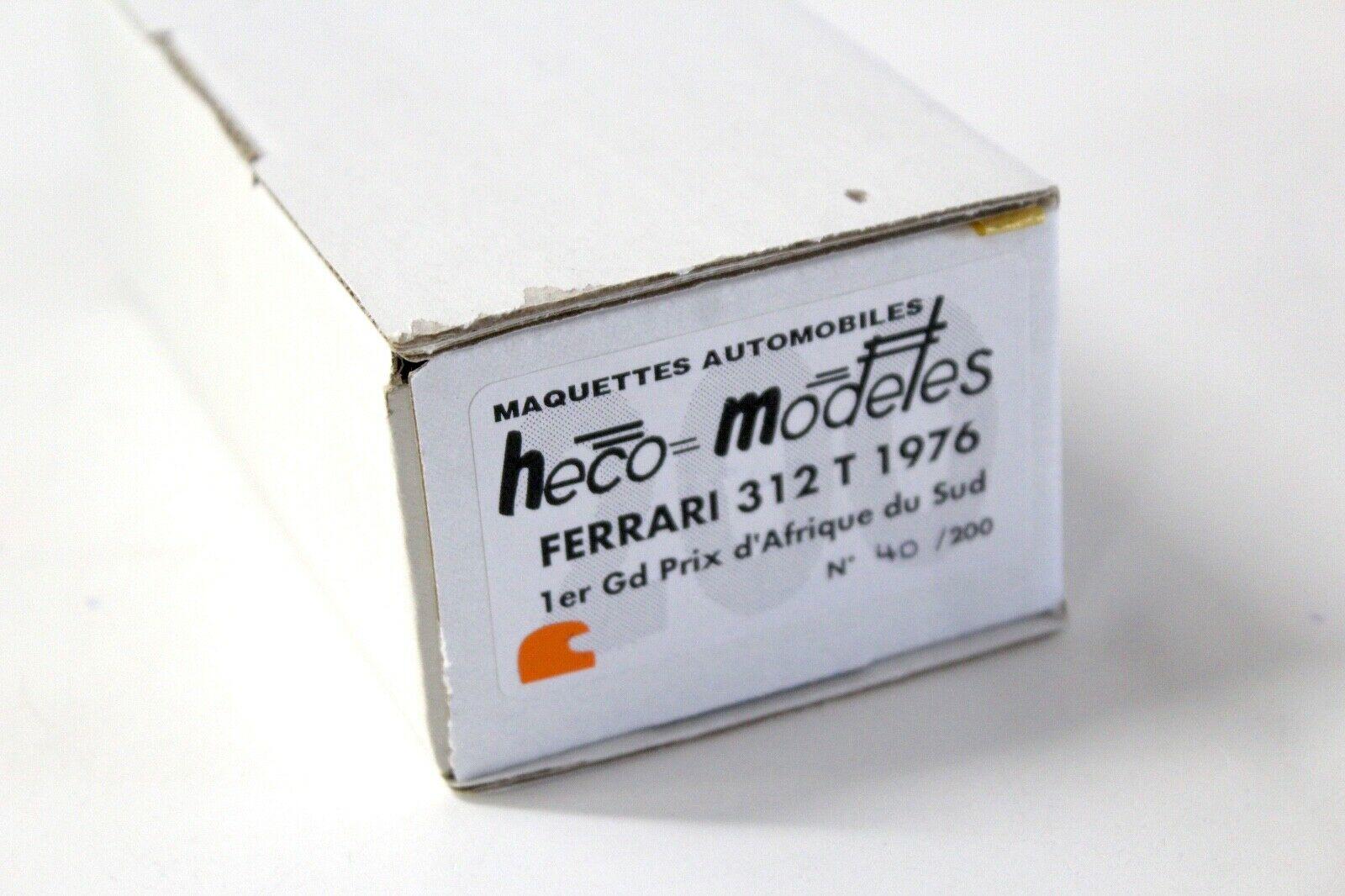 1:43 HECO Ferrari 312T 1st GP South Africa N.Lauda #1