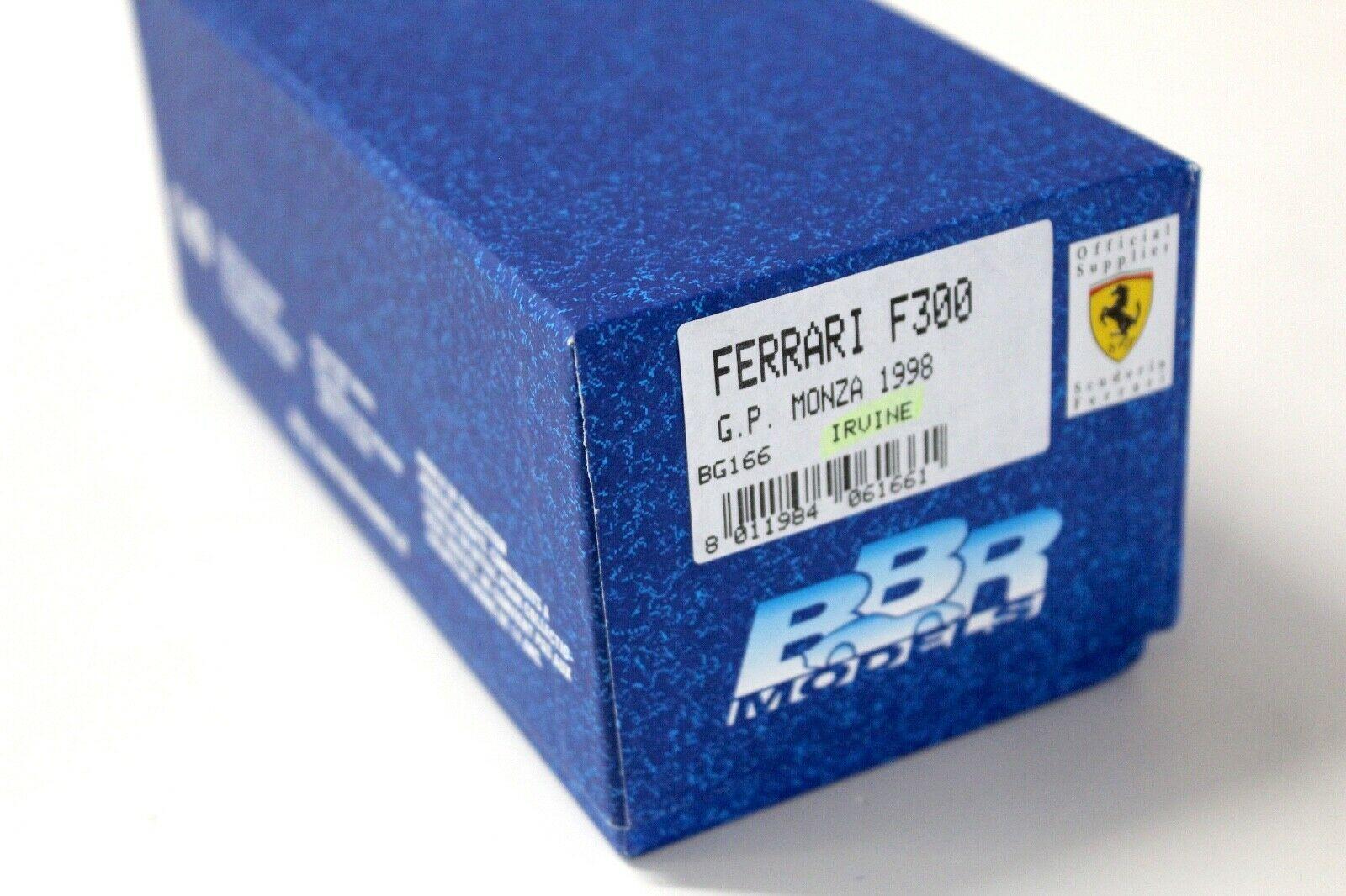 1:43 BBR F1 Ferrari F300 GP Monza 1998 Irvine #4