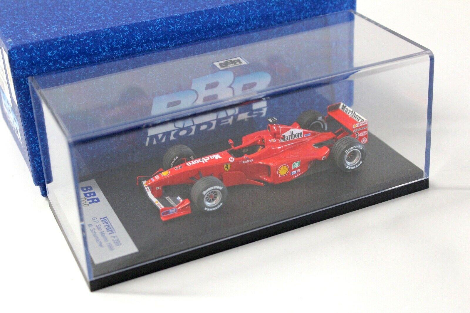 1:43 BBR F1 Ferrari F399 GP San Marino 1999 M.Schumacher