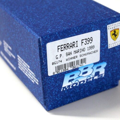 1:43 BBR F1 Ferrari F399 GP San Marino 1999 M.Schumacher
