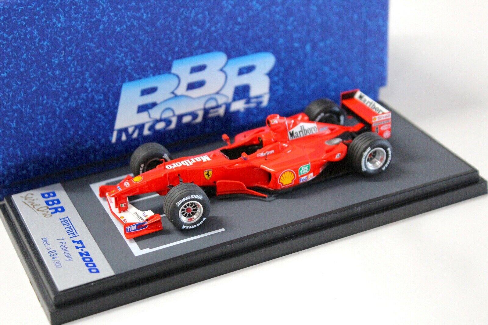 ID 49959 orig.jpg 1:43 BBR Ferrari F1-2000 Press Version 07 FEB 2000