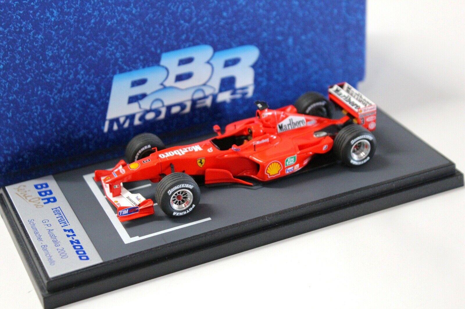 ID 49963 orig 1.jpg 1:43 BBR Ferrari F1-2000 GP Australia 2000 Schumacher