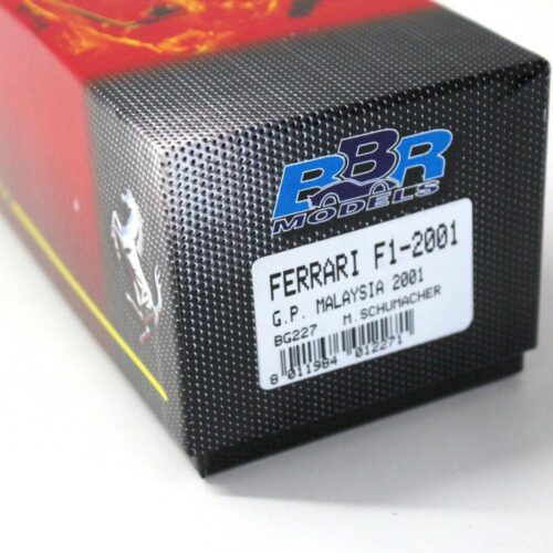 1:43 BBR Ferrari F1-2001 GP Malaysia 2001 M.Schumacher