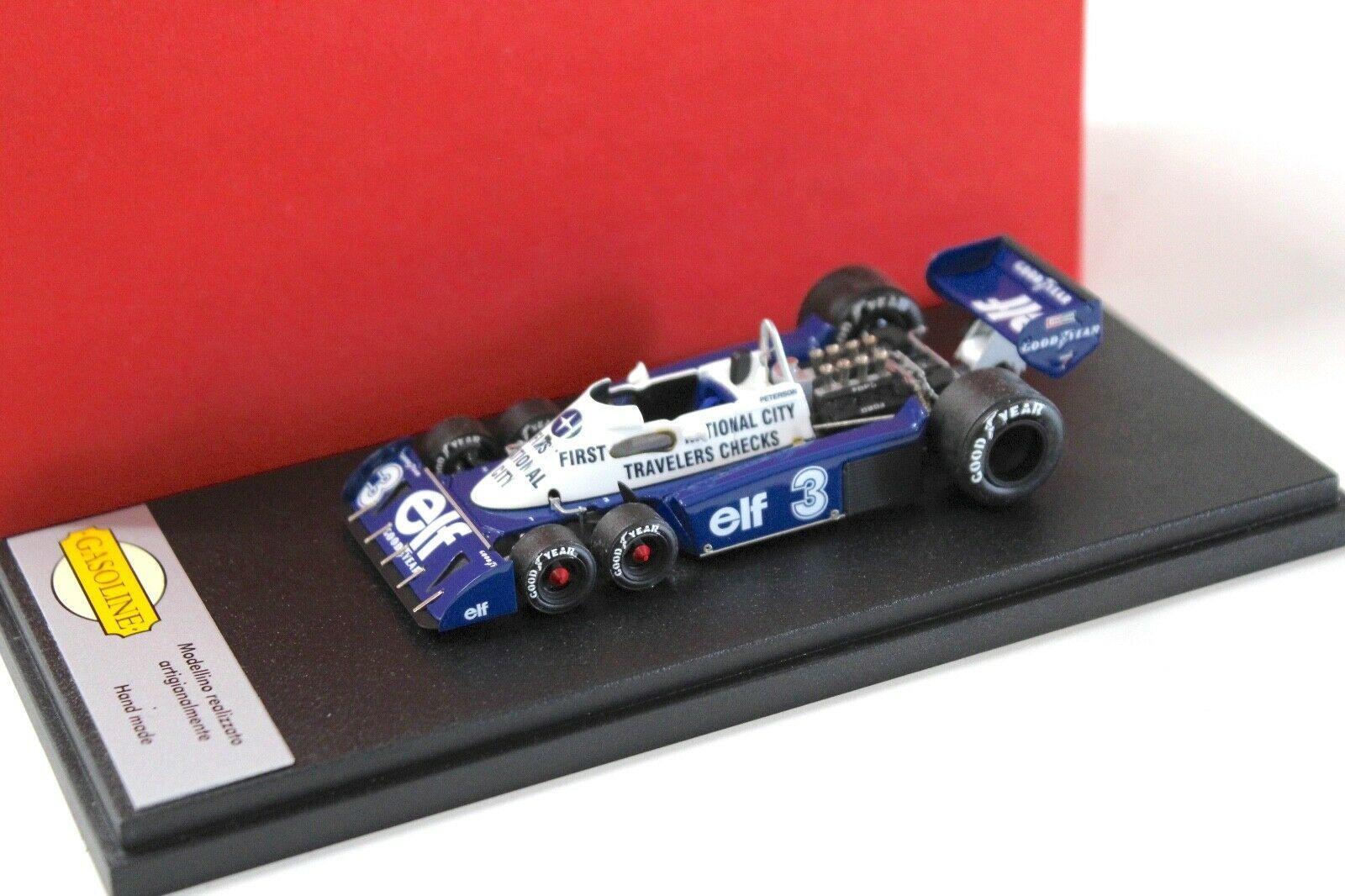 1:43 BBR Gasoline Tyrrell Ford P34/2 GP Monaco Peterson