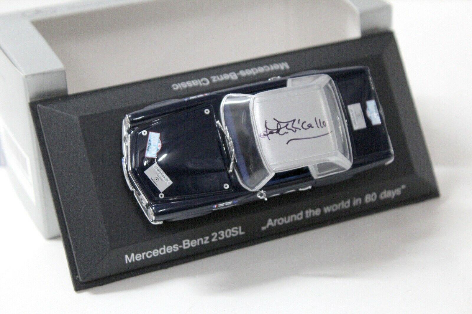 1:43 Minichamps Mercedes 230SL 80 Days Picasso DEALER VERSION