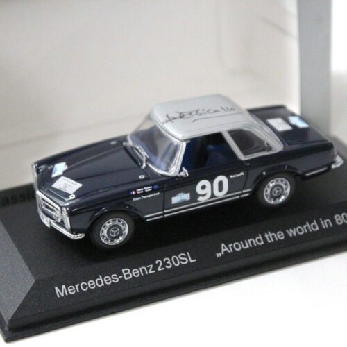 1:43 Minichamps Mercedes 230SL 80 Days Picasso DEALER VERSION