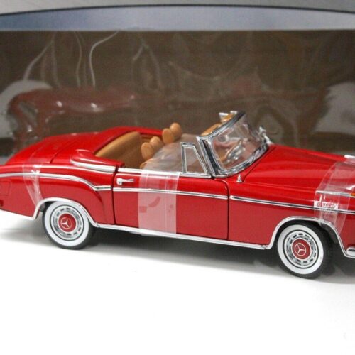 1:18 Sun Star Mercedes 220SE Cabriolet red 1958