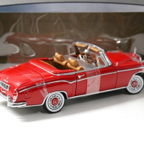 1:18 Sun Star Mercedes 220SE Cabriolet red 1958