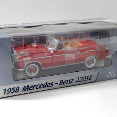 1:18 Sun Star Mercedes 220SE Cabriolet red 1958