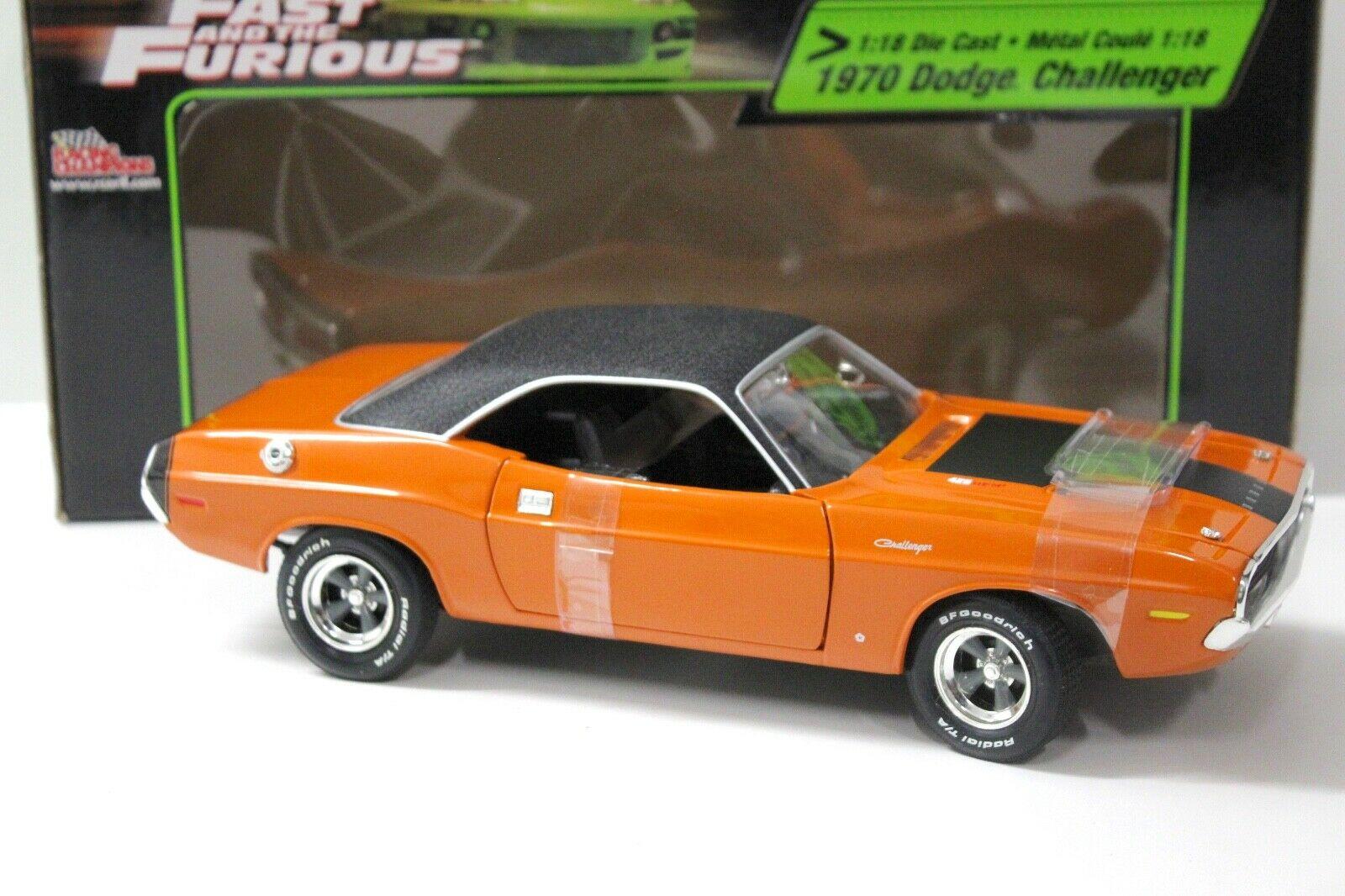 1:18 ERTL Dodge Challenger 1970 Fast & Furious orange