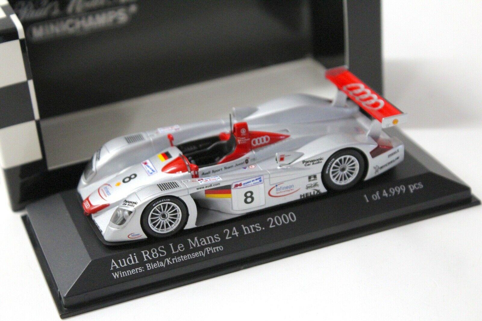 ID 50109 orig.jpg 1:43 Minichamps Audi R8S Le Mans 24h 2000 Biela #8