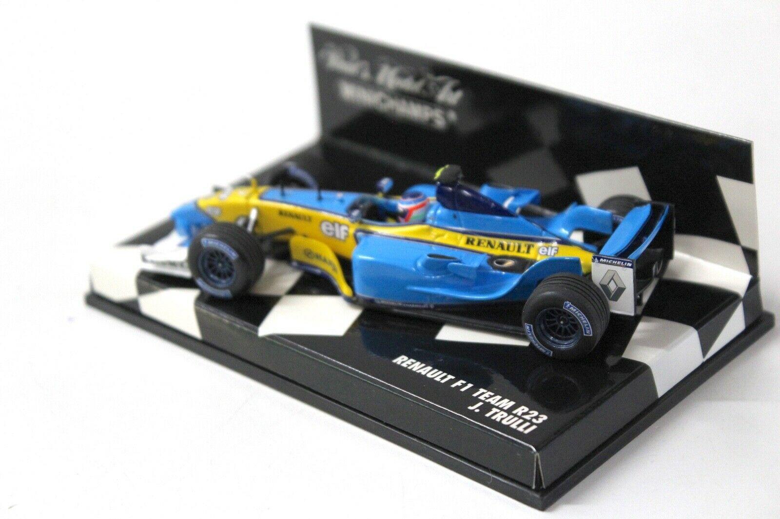 1:43 Minichamps Renault F1 Team R23 J.Trulli #7