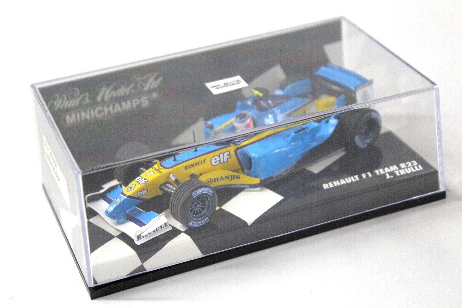 1:43 Minichamps Renault F1 Team R23 J.Trulli #7