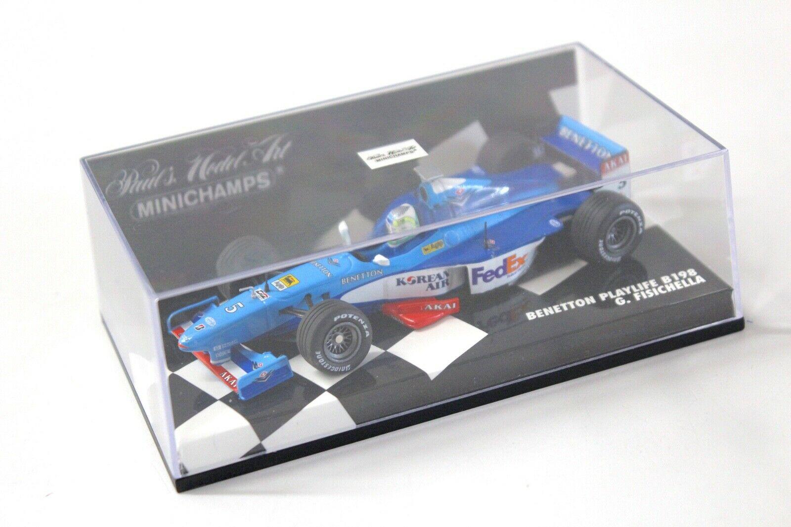 1:43 Minichamps Benetton Playlife B198 G.Fisichella #5