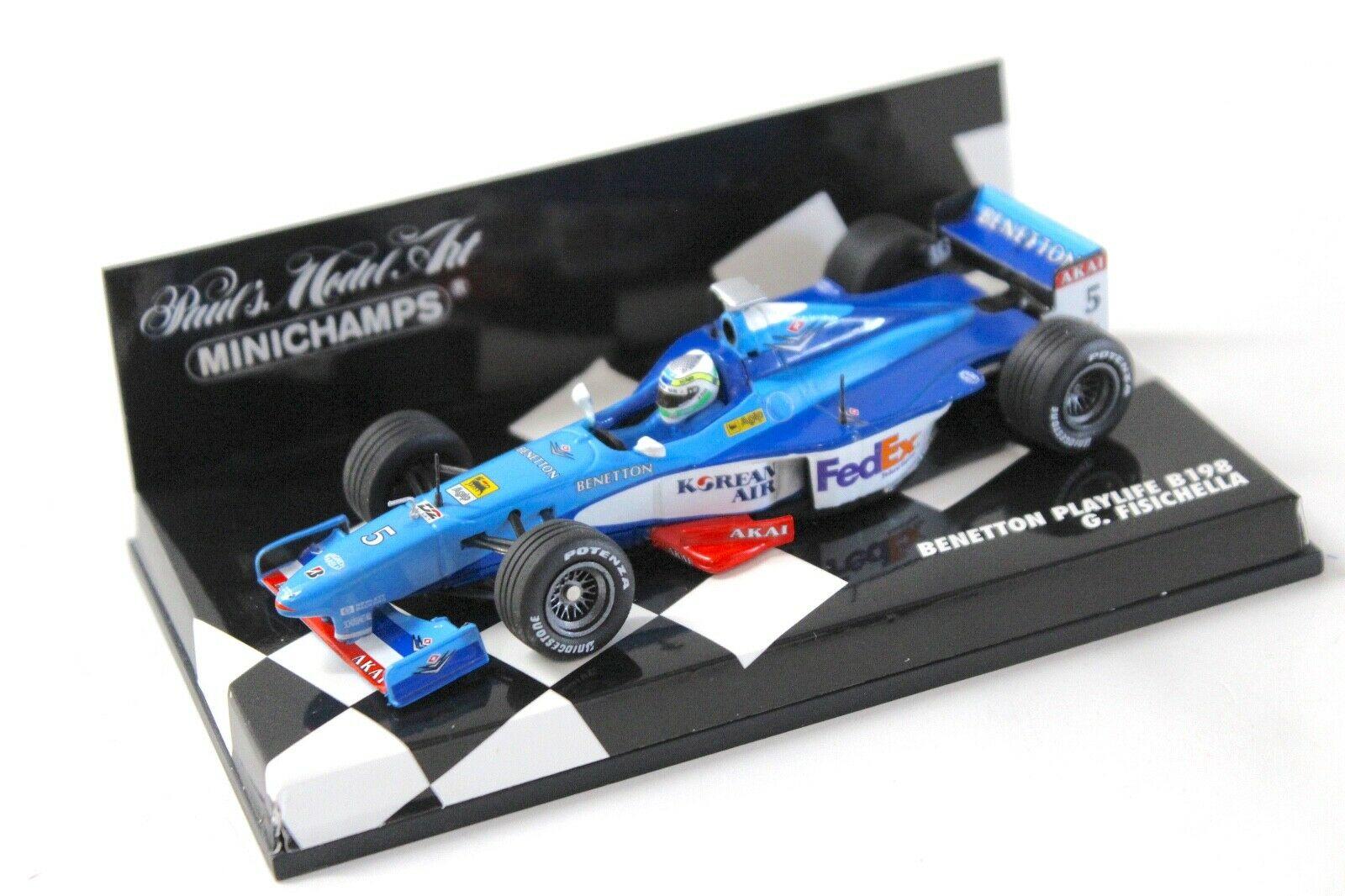 1:43 Minichamps Benetton Playlife B198 G.Fisichella #5