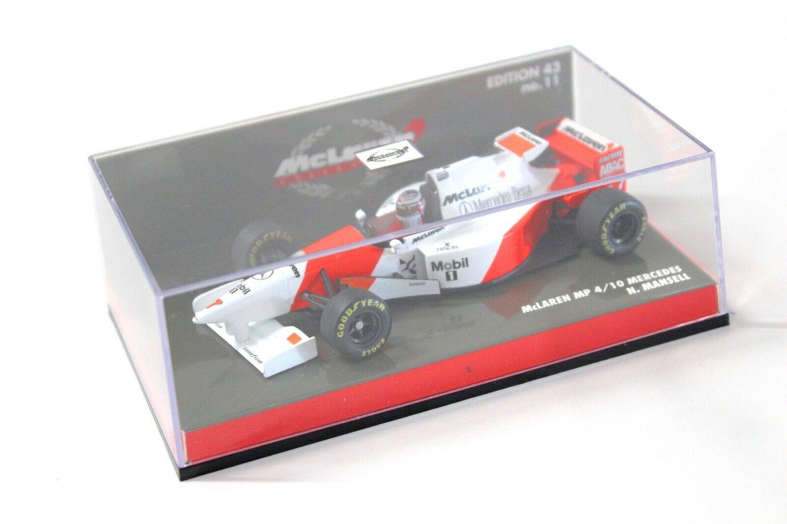 1:43 Minichamps McLaren MP4/10 Mercedes N.Mansell #7