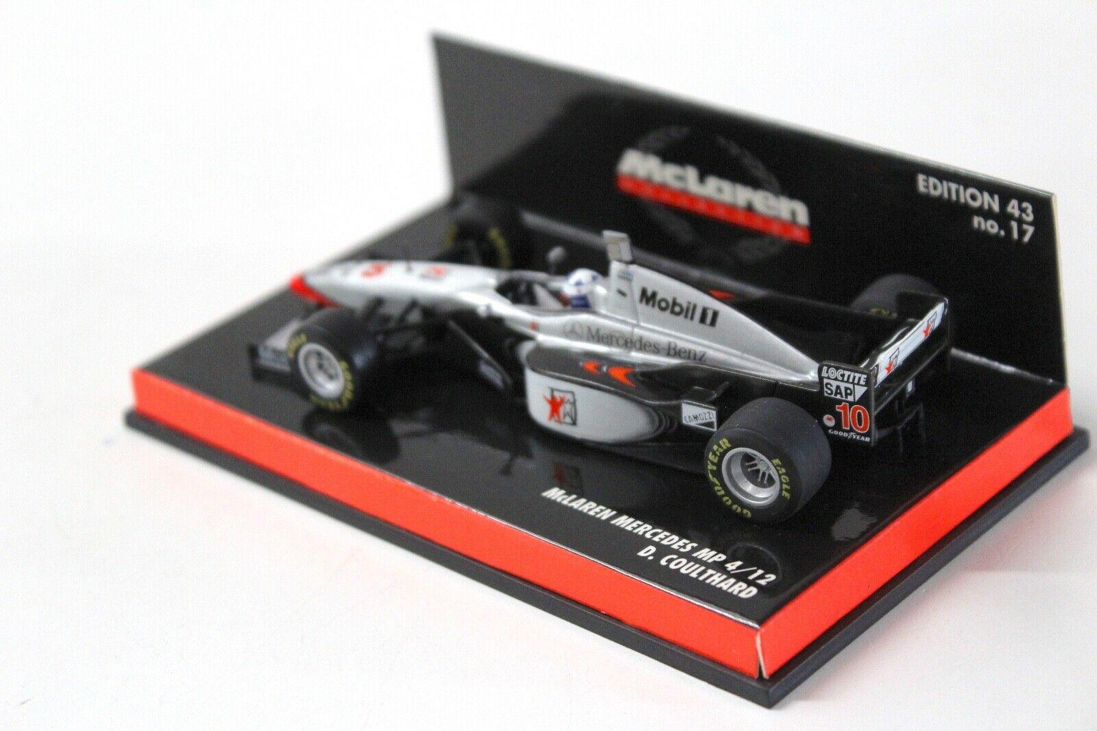 1:43 Minichamps McLaren Mercedes MP4/12 D.Coulthard #10