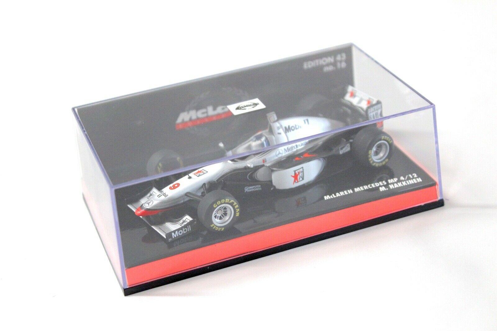 1:43 Minichamps McLaren Mercedes MP4/12 Hakkinen #9