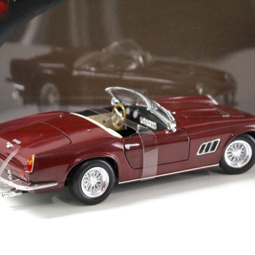 1:18 Hot Wheels Ferrari 250 GT Spider dark red