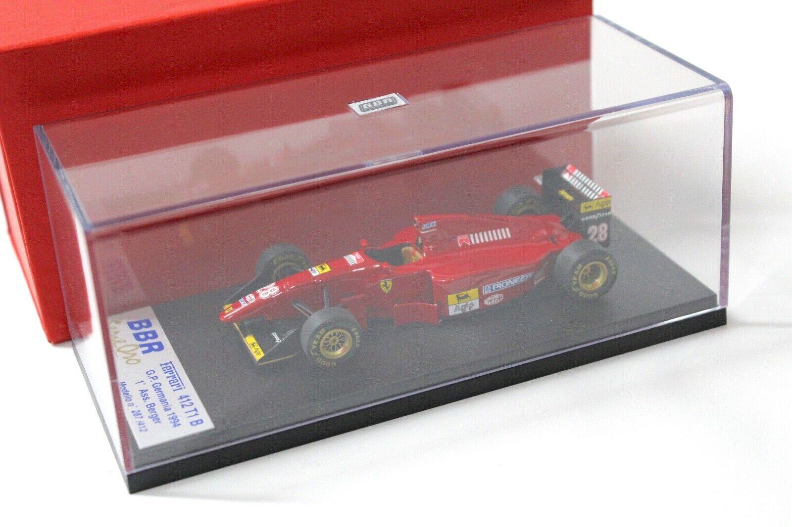 1:43 BBR F1 Ferrari 412 T1B GP Germania 1994 A.Berger #28