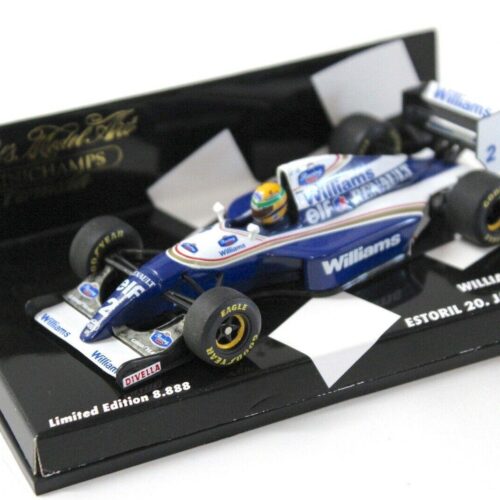 1:43 Minichamps Renault Williams FW15 A.Senna Estoril