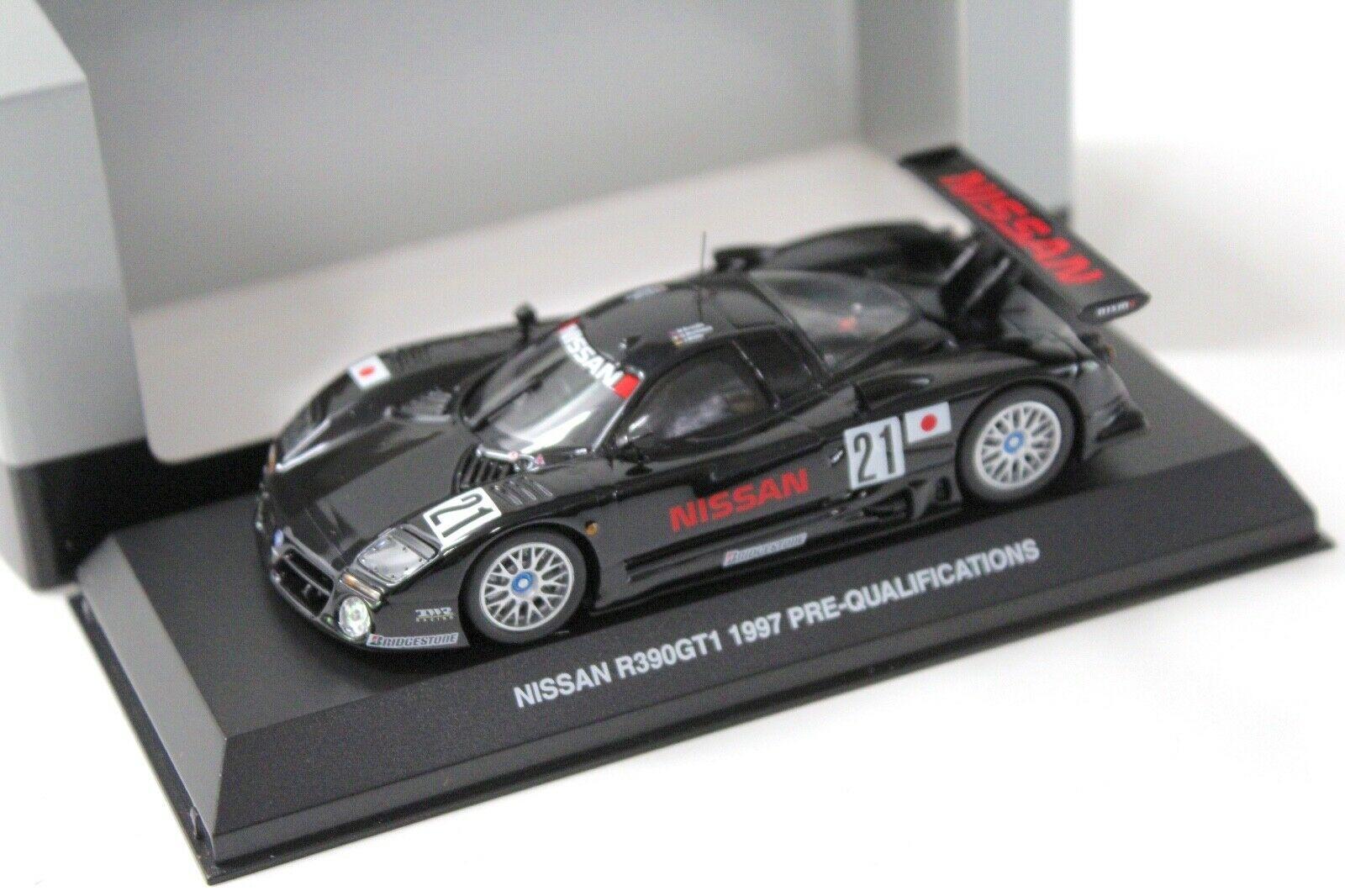1:43 Kyosho Nissan R390 GT1 1997 24h Le Mans #21 black