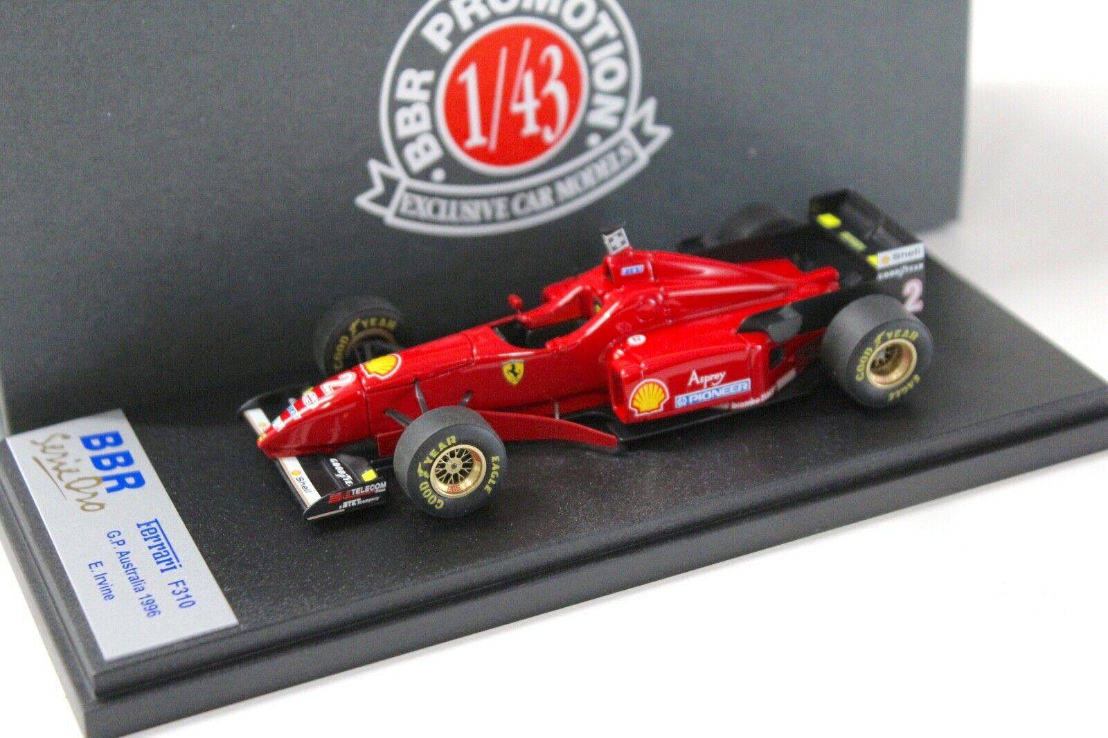 ID 50372 orig.jpg 1:43 BBR F1 Ferrari F310 GP Australia 1996 E.Irvine #2