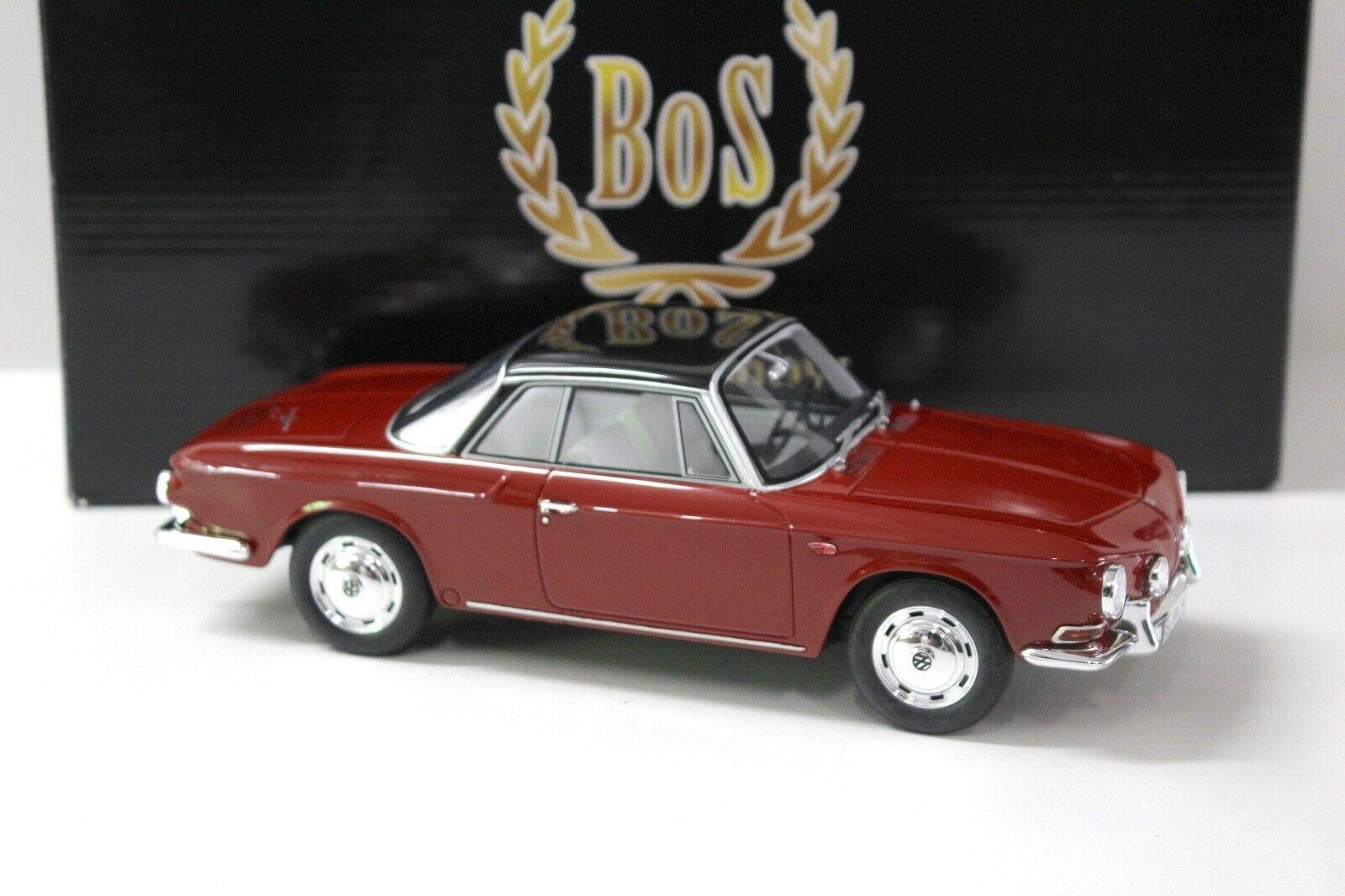 1:18 BOS VW Karmann Ghia T34 dark red 1961
