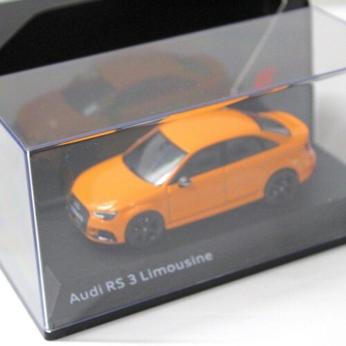 1:43 iScale Audi RS3 Sedan Solar orange DEALER VERSION - Image 3
