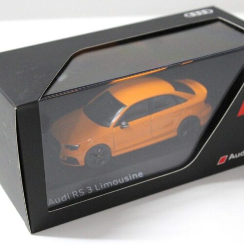 1:43 iScale Audi RS3 Sedan Solar orange DEALER VERSION - Image 4