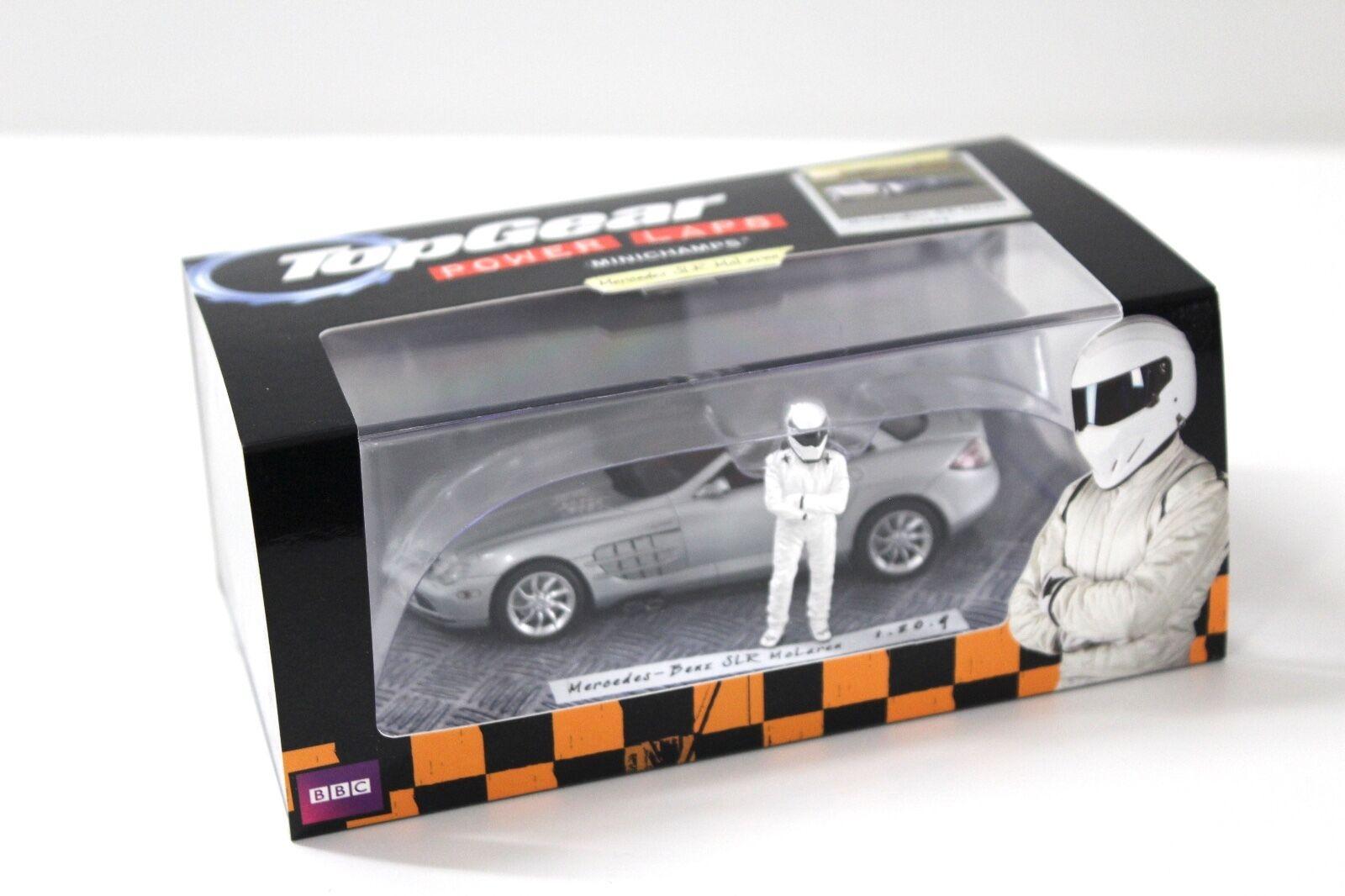 1:43 Minichamps Mercedes SLR McLaren silver Top Gear Version