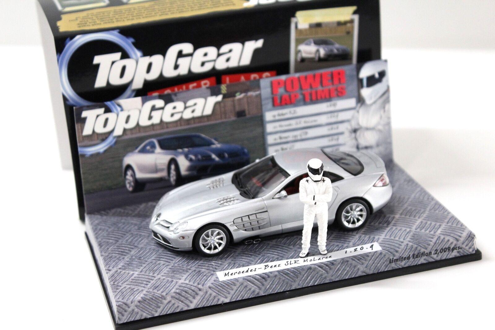 1:43 Minichamps Mercedes SLR McLaren silver Top Gear Version