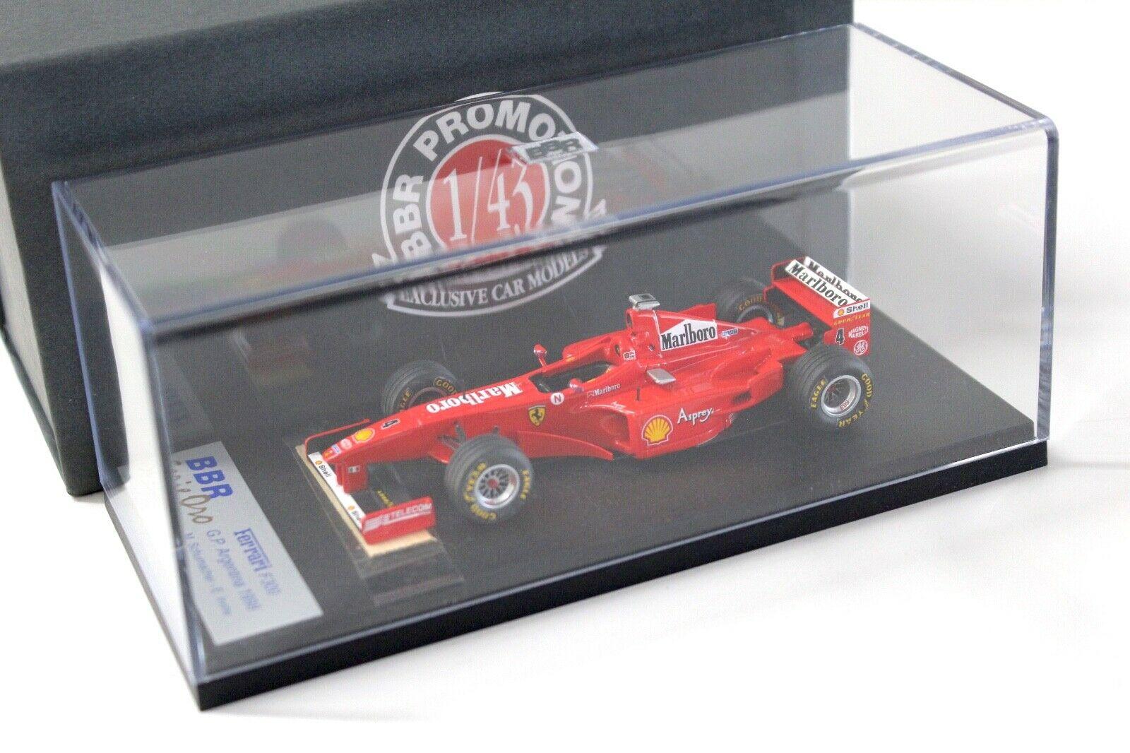 1:43 BBR F1 Ferrari F300 GP Argentina E.Irvine 1998