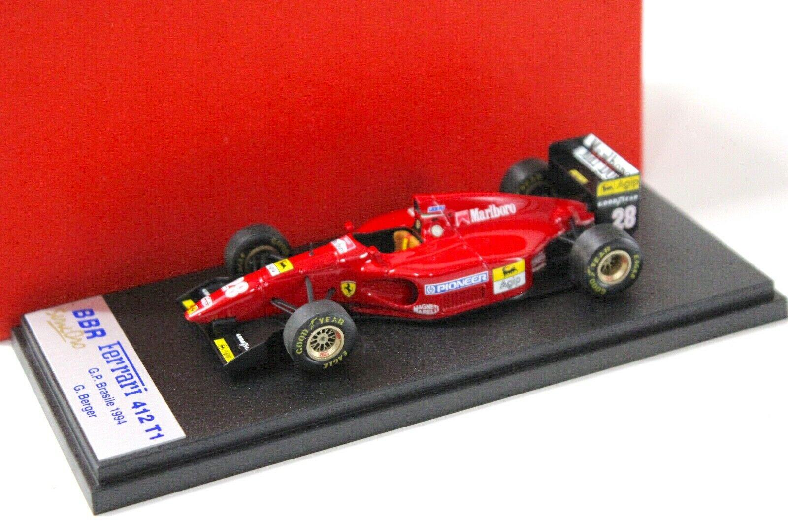 1:43 BBR () Ferrari 412 T1 GP Brasile 1994 Berger MARLBORO