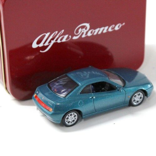 1:43 Solido Alfa Romeo GTV Coupe green + metal box