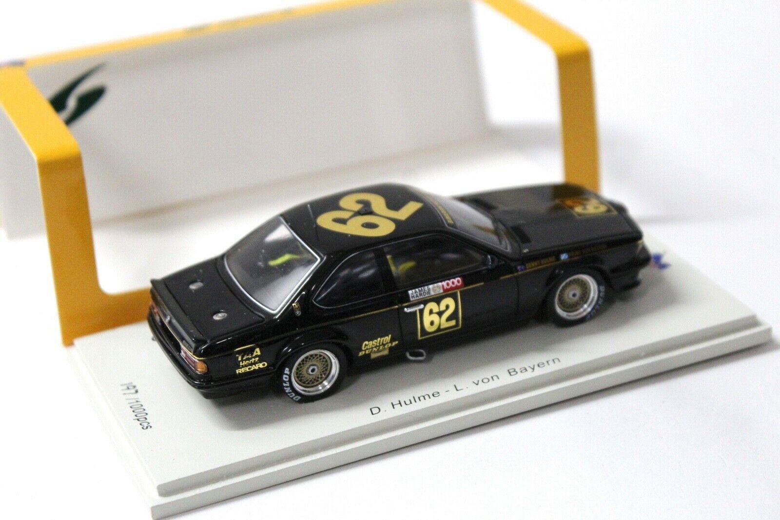 1:43 Spark BMW 635 CSI Gr.A Bathurst 1984 #62 black