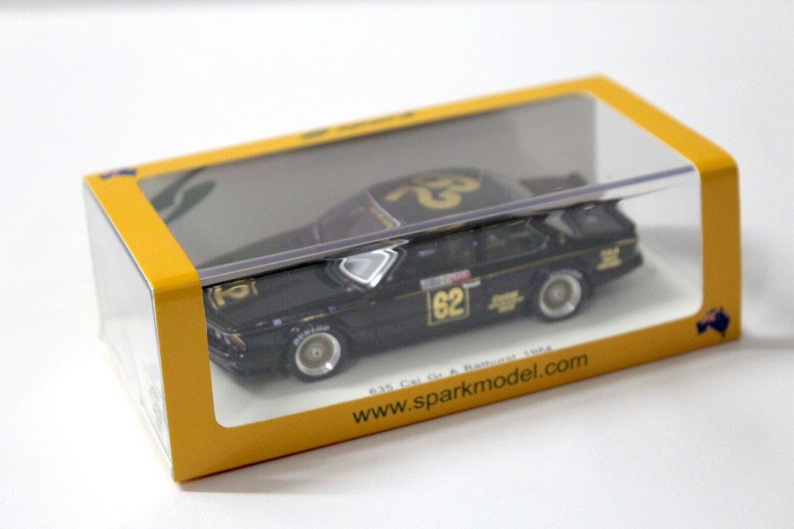 1:43 Spark BMW 635 CSI Gr.A Bathurst 1984 #62 black