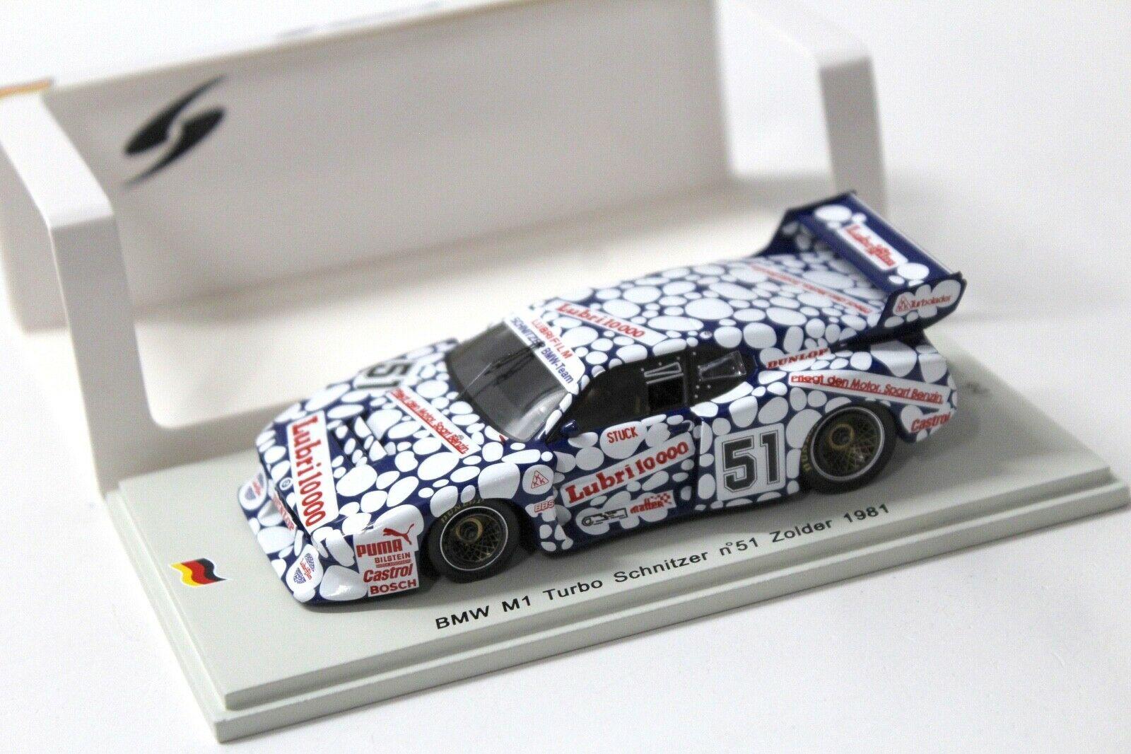 ID 50556 orig.jpg 1:43 Spark BMW M1 Turbo Schnitzer #51 Zolder 1981