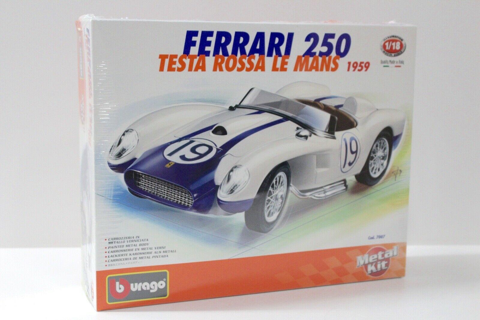ID 50573 orig.jpg 1:18 Bburago Ferrari 250 Testa Rossa LM KIT/ BAUSATZ