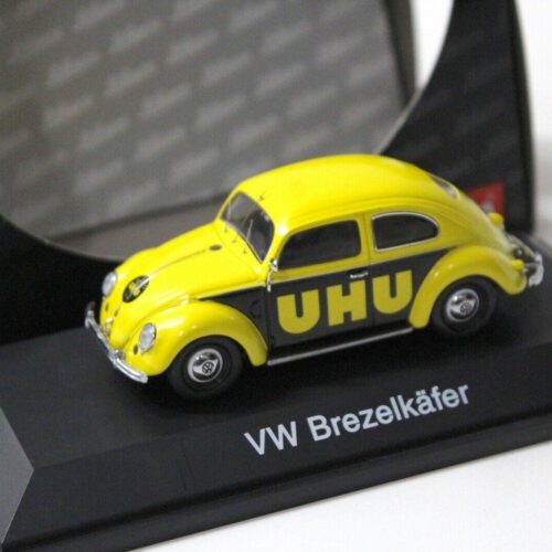 1:43 Schuco VW Brezelkäfer UHU yellow/ black
