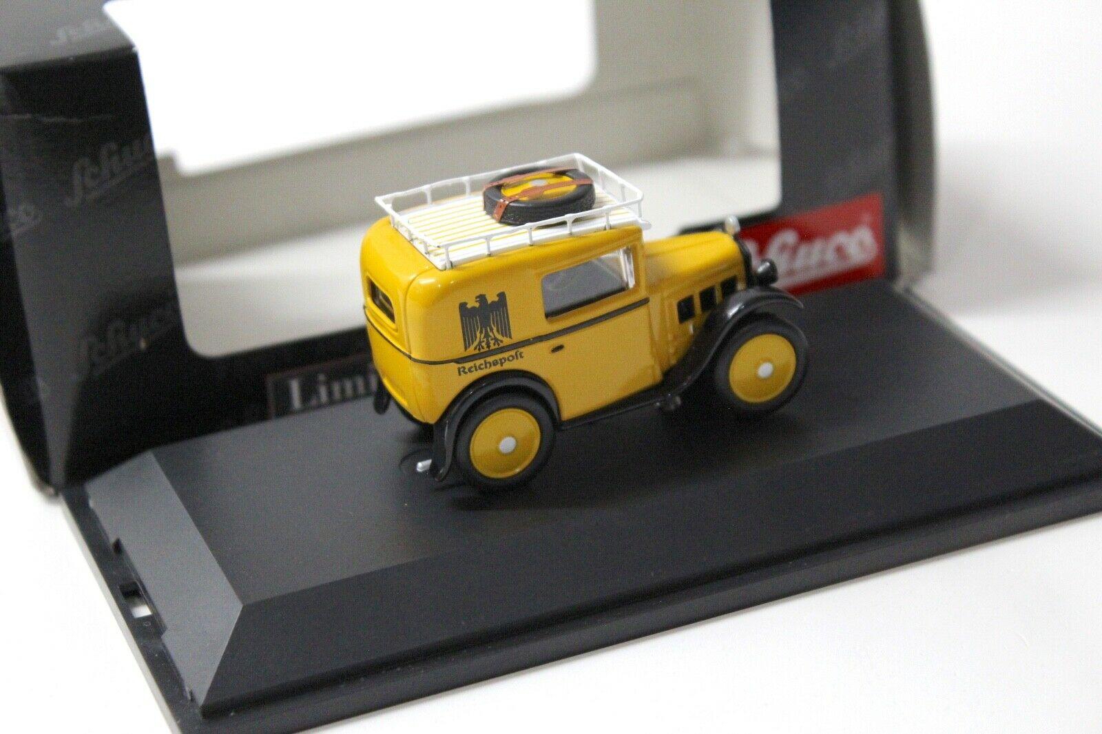 1:43 Schuco BMW Dixi Lieferwagen Reichspost 1931 yellow
