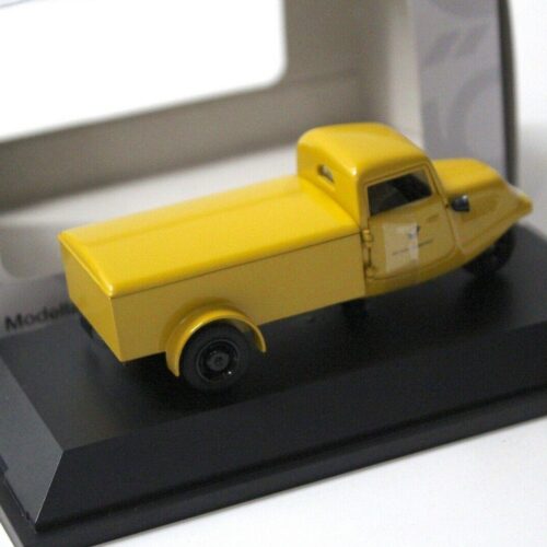 1:43 Schuco Tempo Dreirad Pritsche Deutsche Post yellow