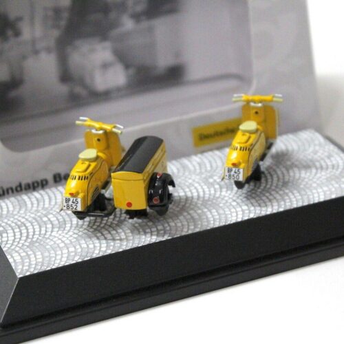1:43 Premium ClassiXXs Zündapp Bella R204 Set DB Post yellow