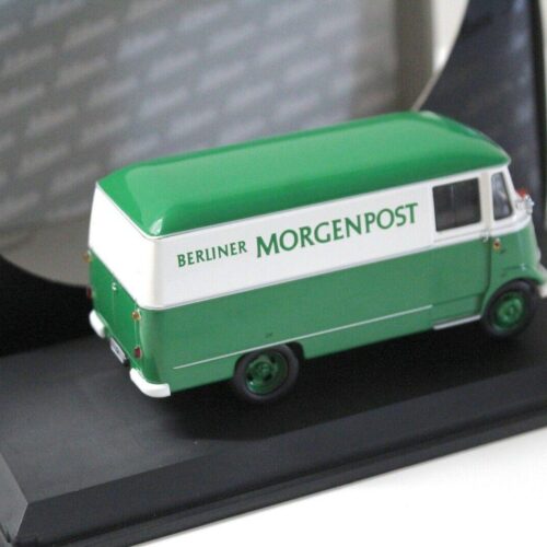 1:43 Schuco Mercedes L319 box Berliner Morgenpost green - Image 2