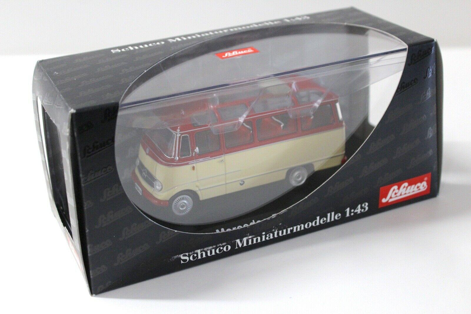 1:43 Schuco Mercedes O319 Bus beige/ red