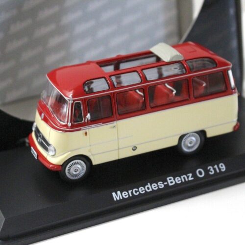 1:43 Schuco Mercedes O319 Bus beige/ red