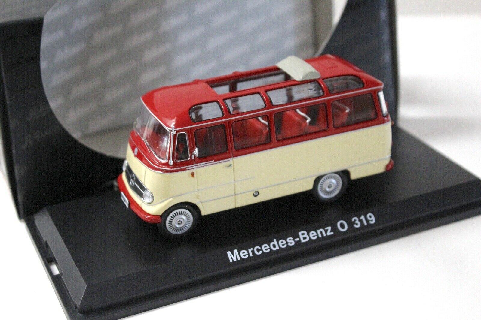 ID 50666 orig.jpg 1:43 Schuco Mercedes O319 Bus beige/ red