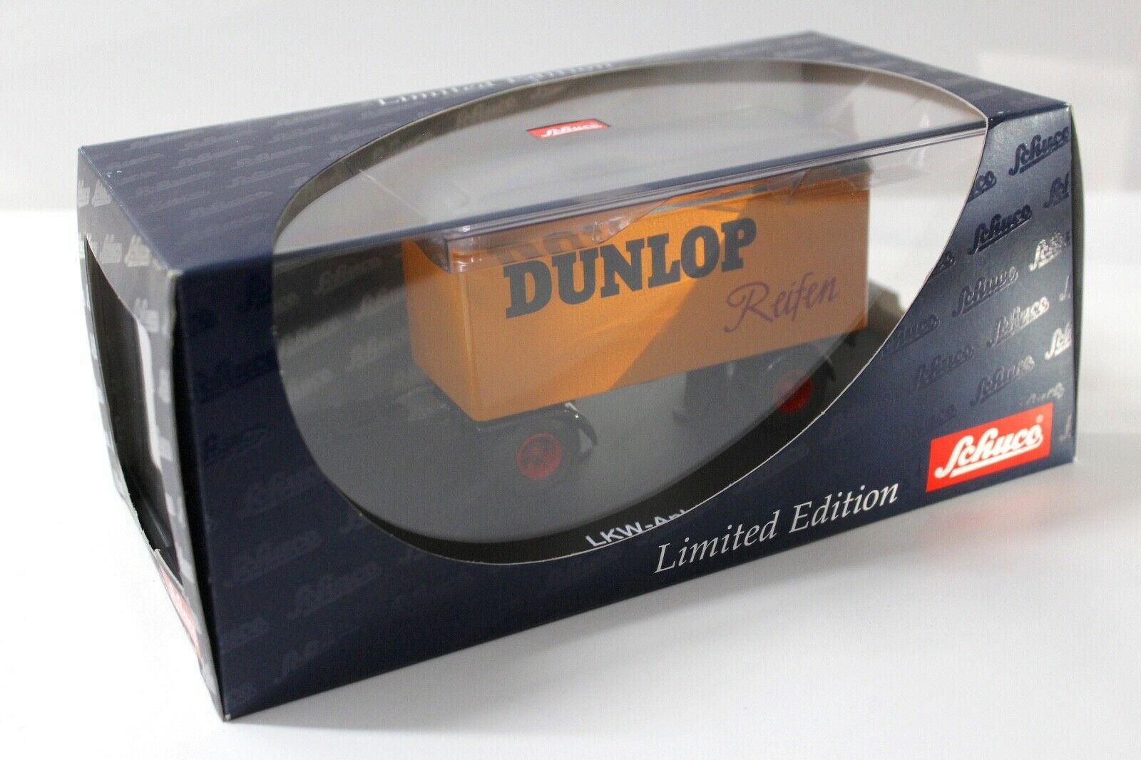 1:43 Schuco LKW-Anhänger Dunlop Reifen